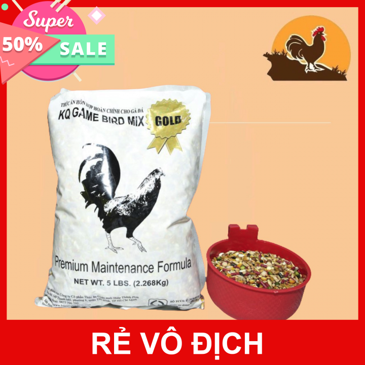 Ngũ cốc gà đá kq game bird mix gold cho gà tơ 2,268