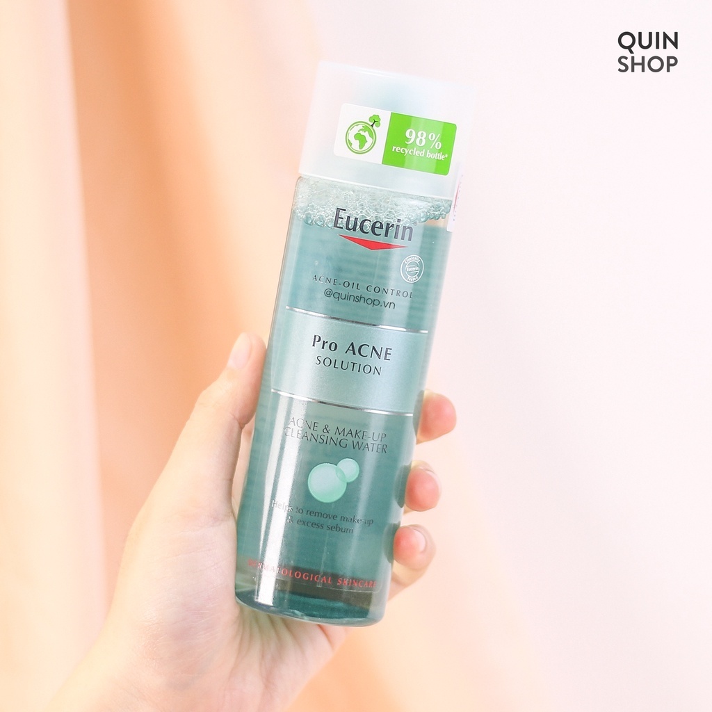 Nước Tẩy Trang Cho Da Dầu Mụn Eucerin Pro Solution Acne & Make-Up Cleansing Water