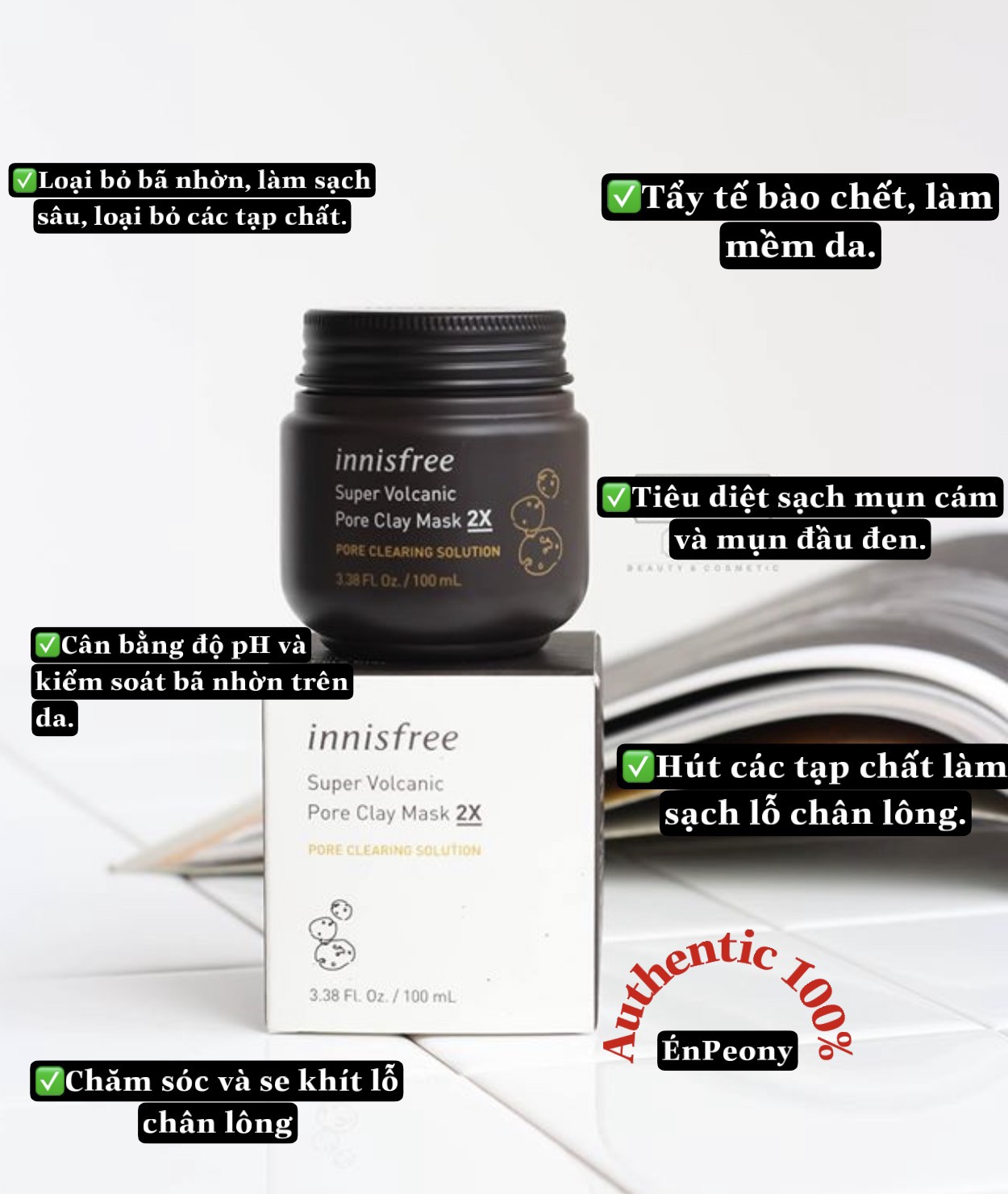 Siêu Mặt Nạ Đất Bùn Sét innisfree / Mặt Nạ Bùn Đất Sét Hàn Quốc 100ML
