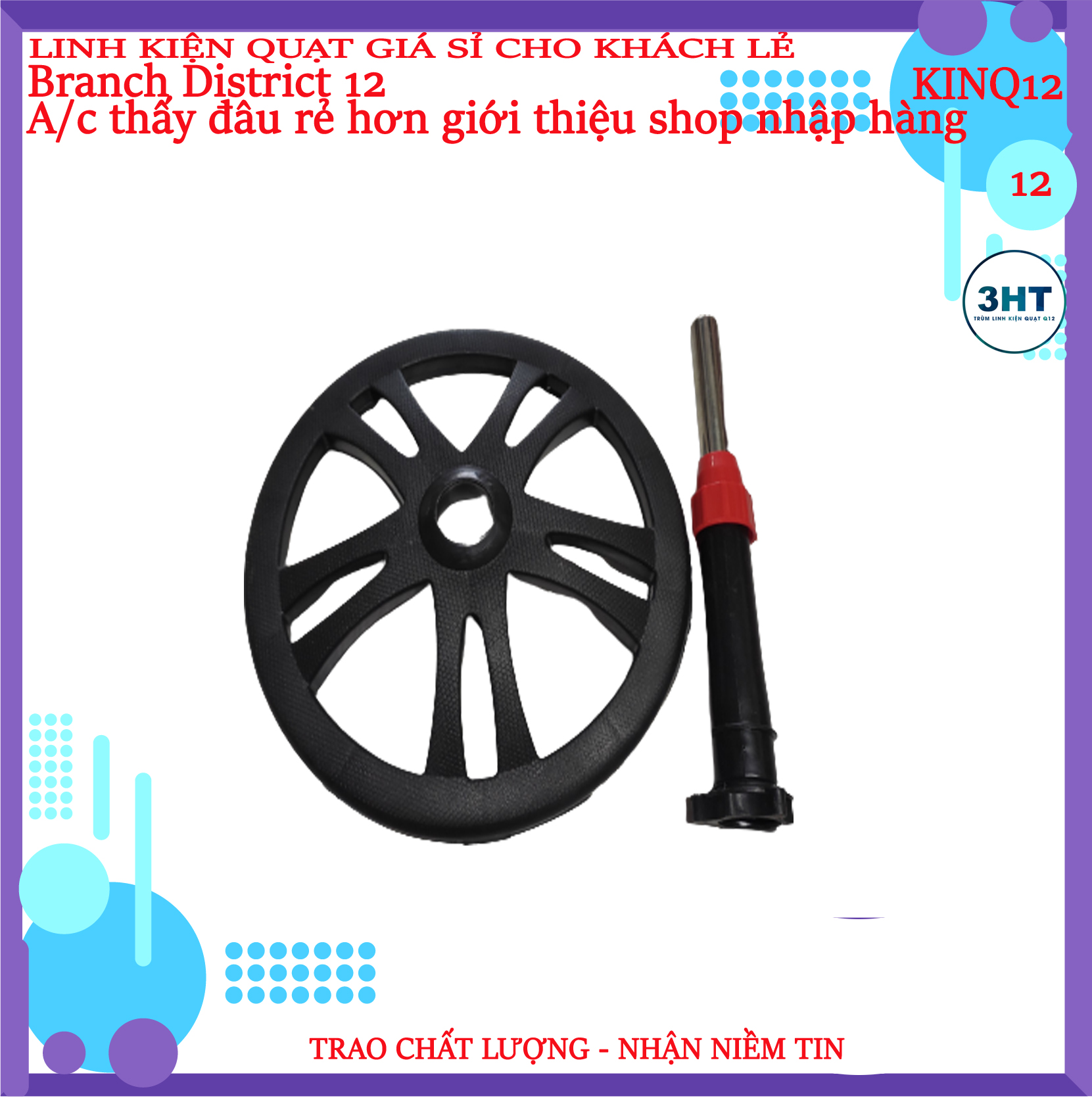 Mâm đế trụ quạt, chân quạt B3,B4, B5