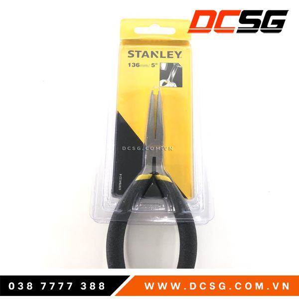 Kềm mỏ dẹt 5''/136mm kềm stanley stht84122-8