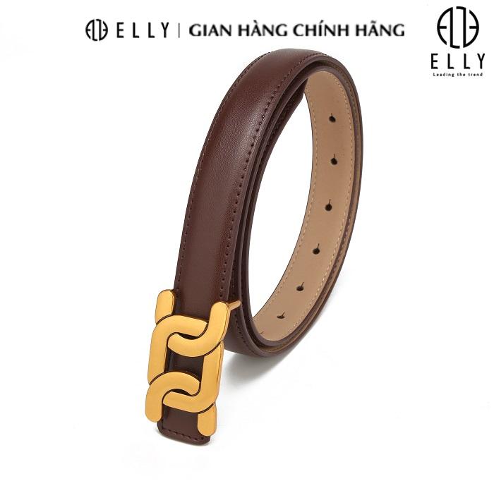 [Brand Day] Dây thắt lưng nữ cao cấp da thật ELLY – ED73