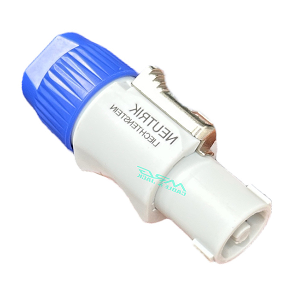 Jack Nối Loa Speakon Màu Xám K4CF, giá 1 chiếc, dùng kết nối loa có cổng jack speakon.