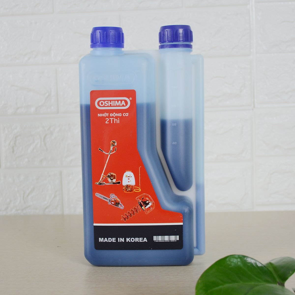 Nhớt 2 thì OSHIMA 1L (Xanh và Đỏ)