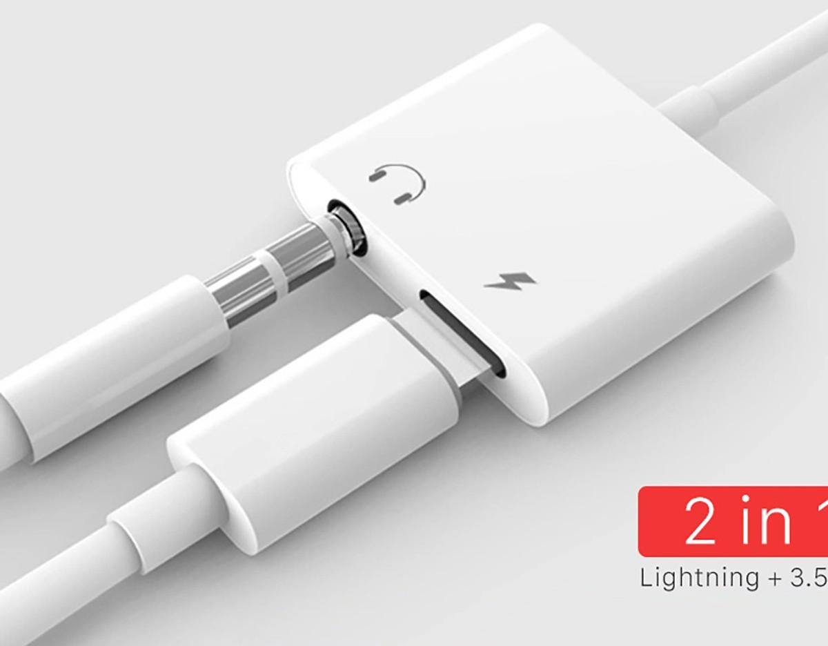 Cáp Chuyển Iphone Cổng Lightning Ra 2 Đầu Lightning Và 3.5mm Cao Cấp