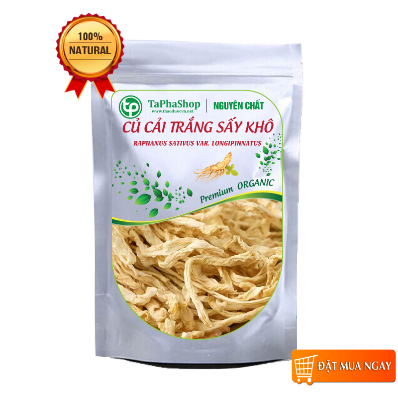 Củ cải trắng sấy khô 100g - tấn phát