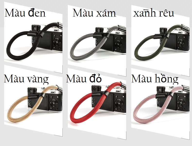 [HCM]Dây cổ tay shetu cho máy ảnh.