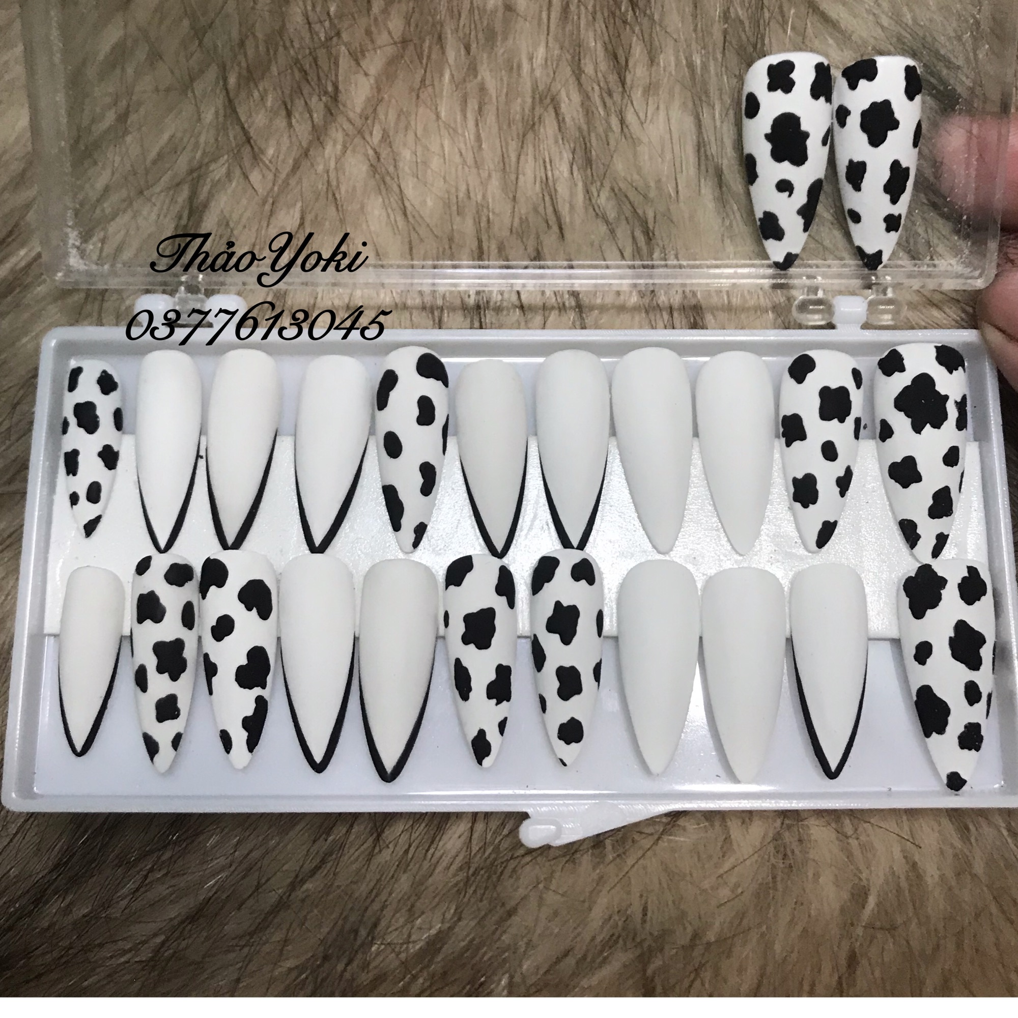 Móng tay thiết kế Nailbox bộ 24móng