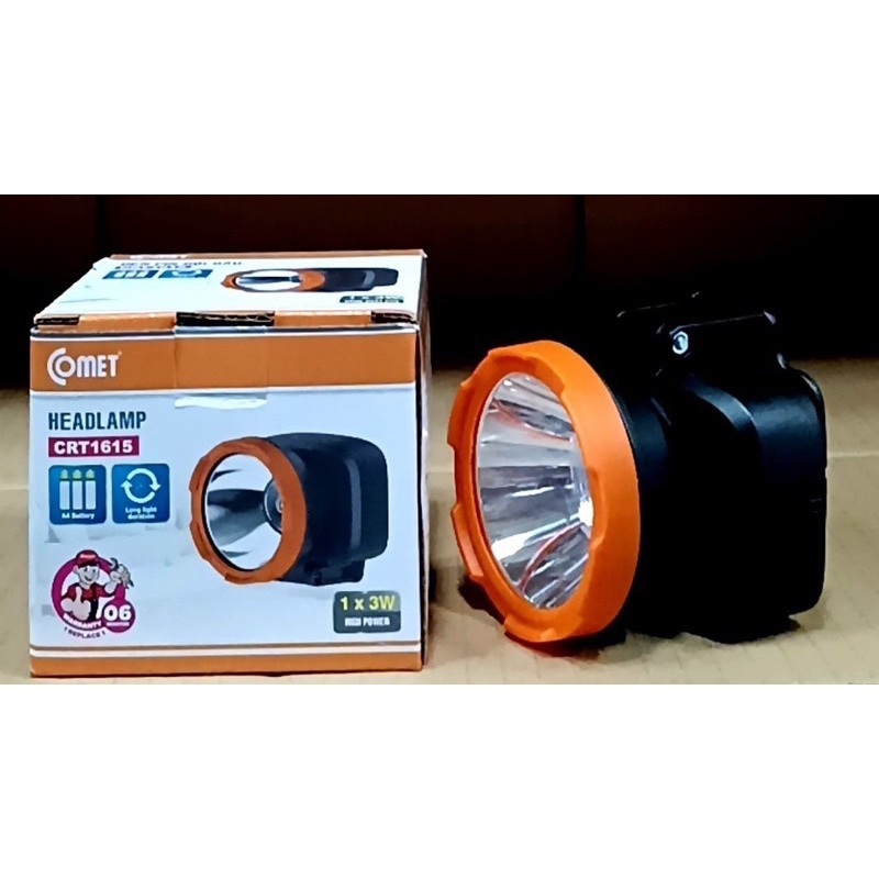 Đèn pin sạc đội đầu COMET CRT1612 3W