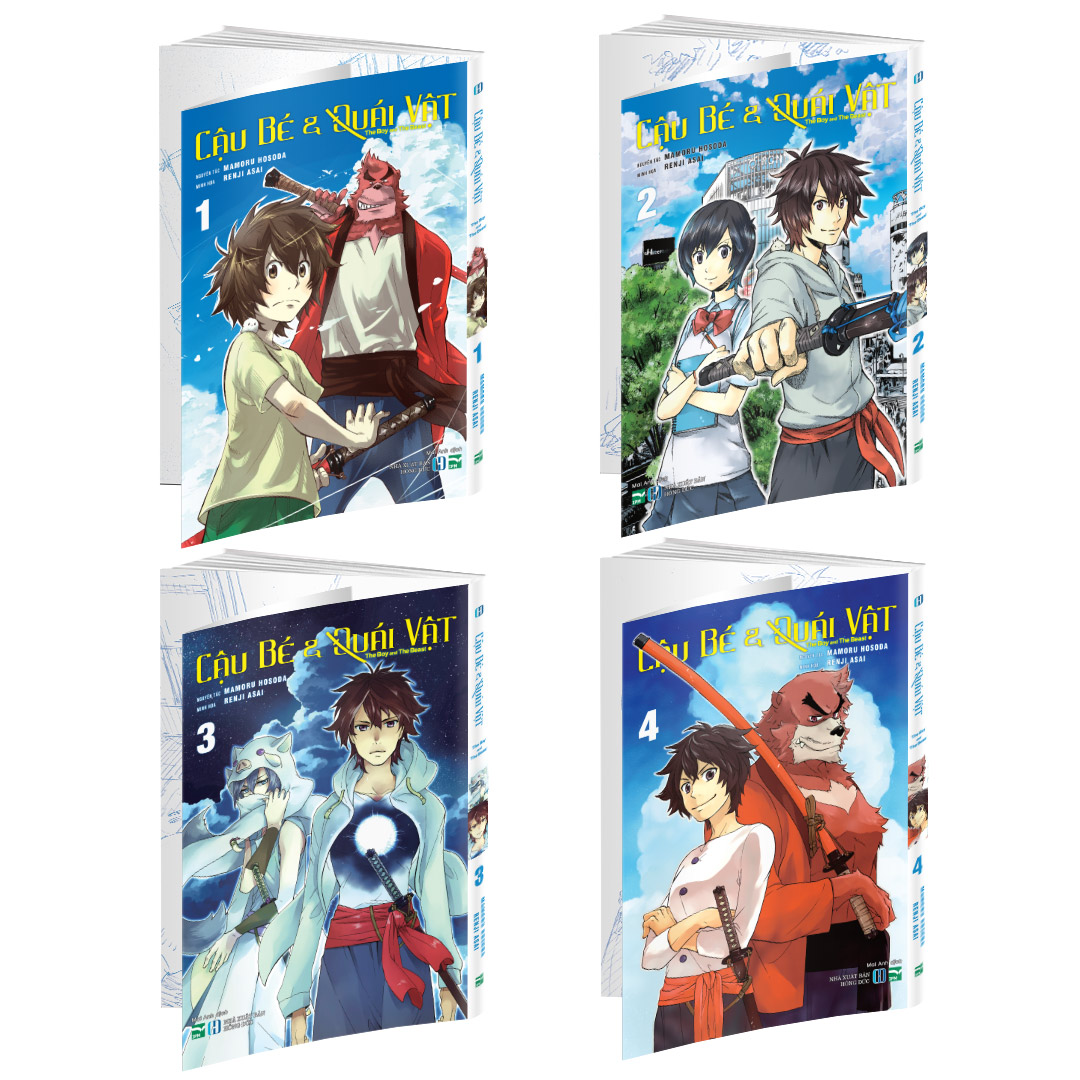Sách - Cậu Bé & Quái Vật (Boxset Manga 4 tập)