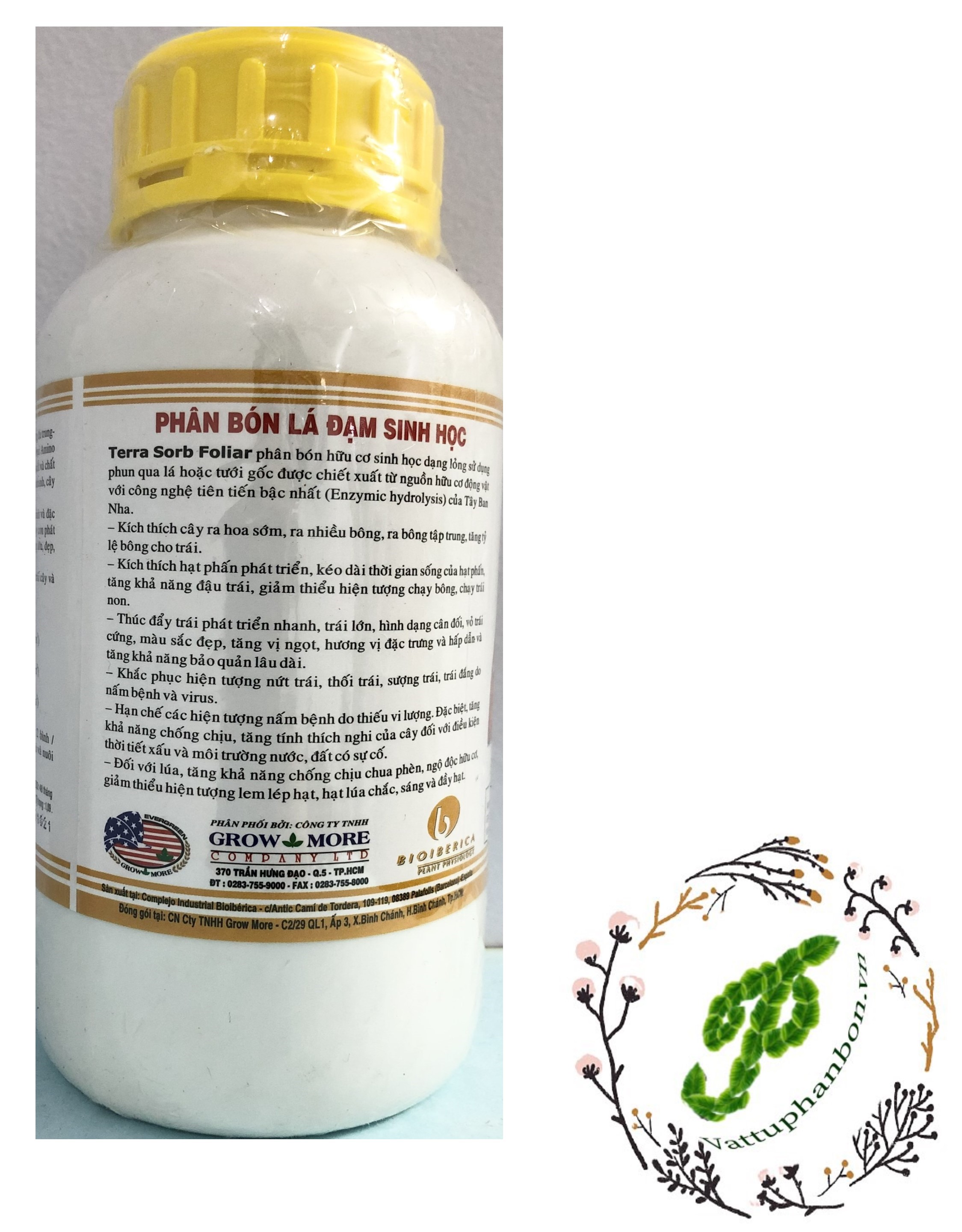 Phân bón Terra-Sorb Foliar (Tây Ban Nha) - #594A# 500ml
