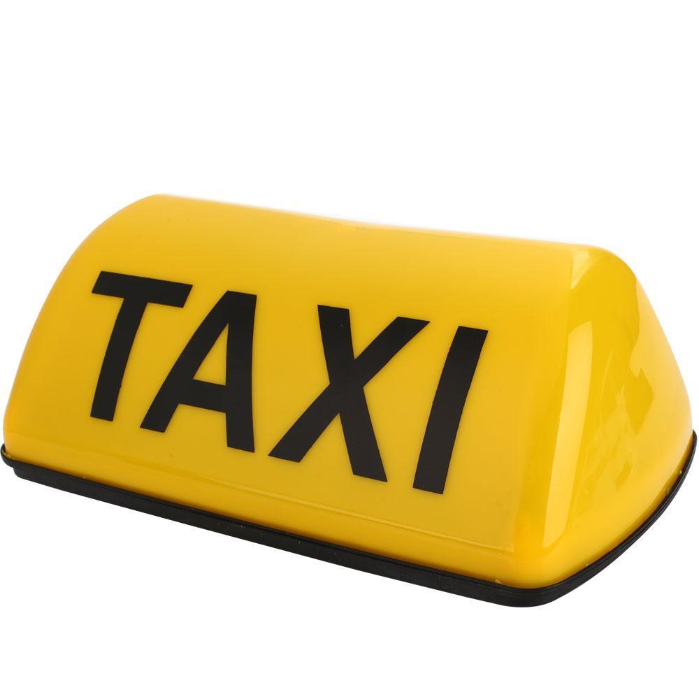 Mào taxi vàng - có đèn - đế nam châm