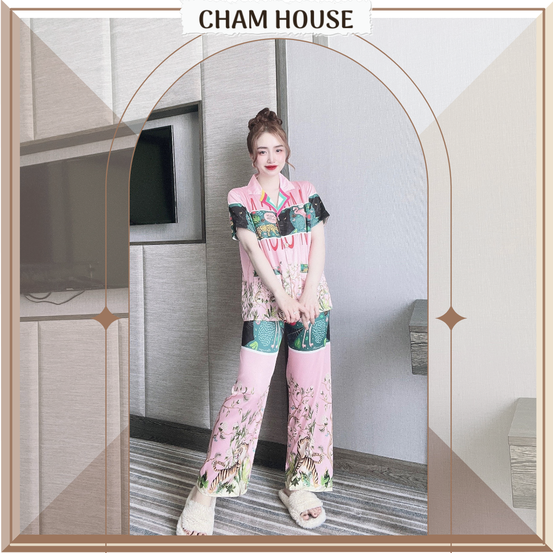 Pyjama nữ Đồ bộ mặc nhà Lụa Tơ Tằm Thiết kế cao cấp Cham House