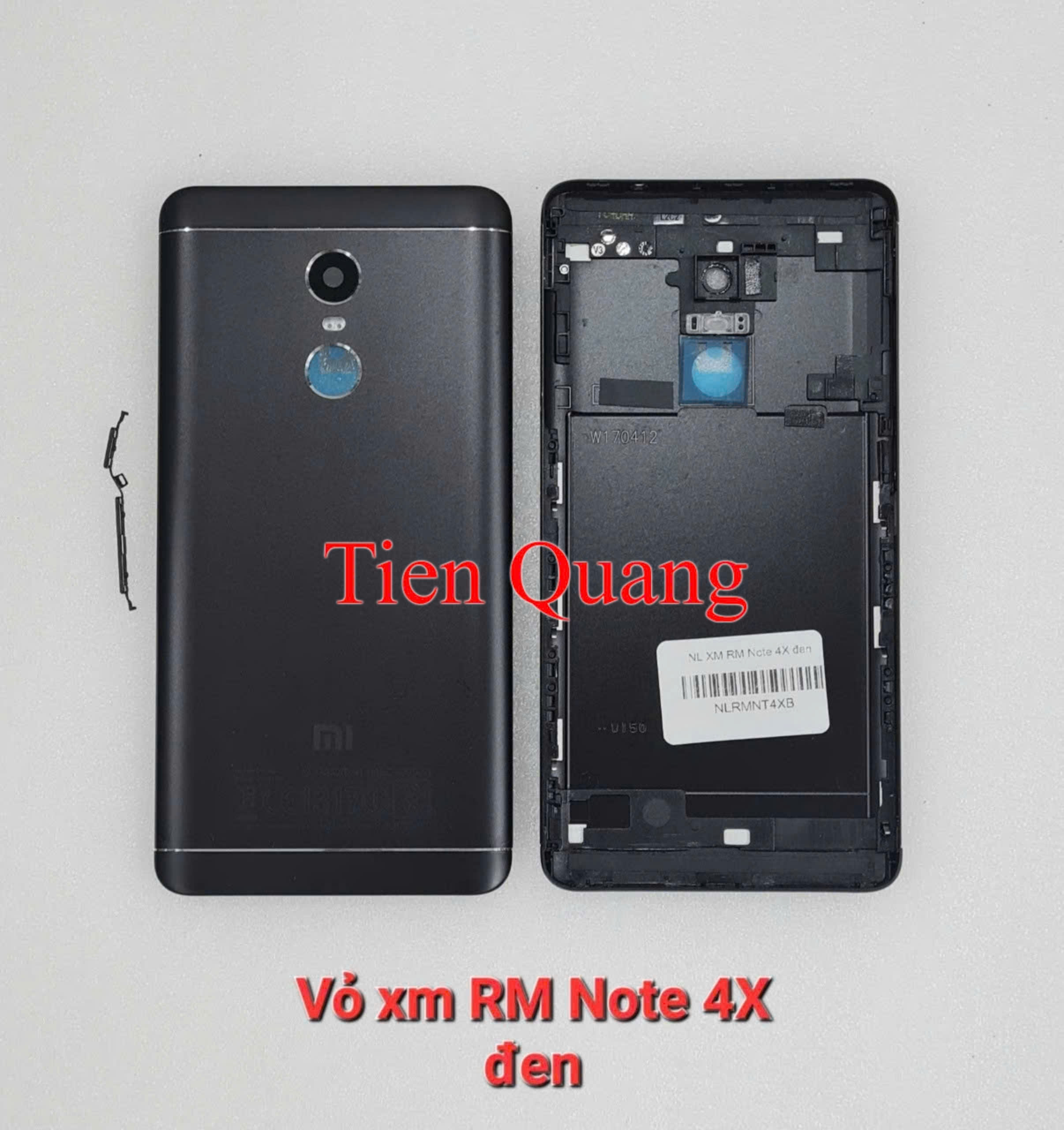Bộ vỏ Xiaomi Redmi Note 4X (Gồm lưng liền viền, khung xương, kính cam, nút bấm)