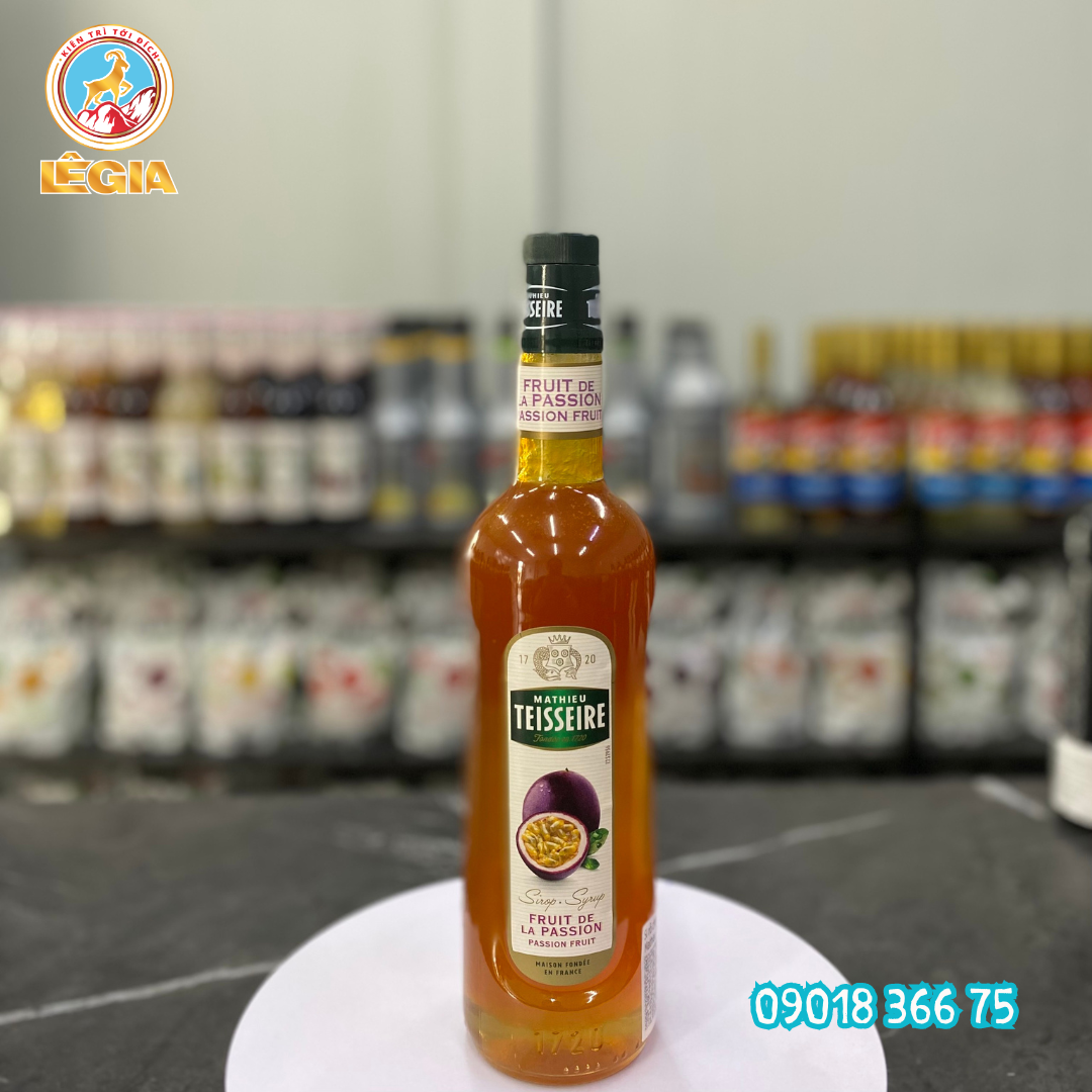 Siro teisseire chanh dây 700ml - teisseire pasion fruit syrup
