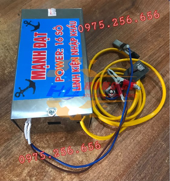 Kích 16 sò Mạnh đạt đổi nguồn điện các loại phụ tùng hùng lỳ thiết bị đánh bắt hải sản thủy sản