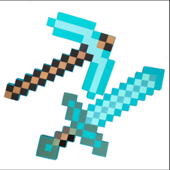 [HCM]Combo Kiếm Cup Kim Cương Mine craft
