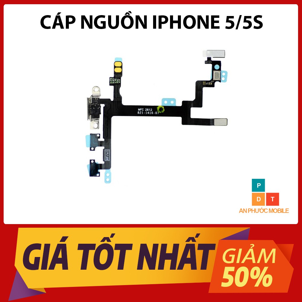 Cáp nguồn iphone 5,5s