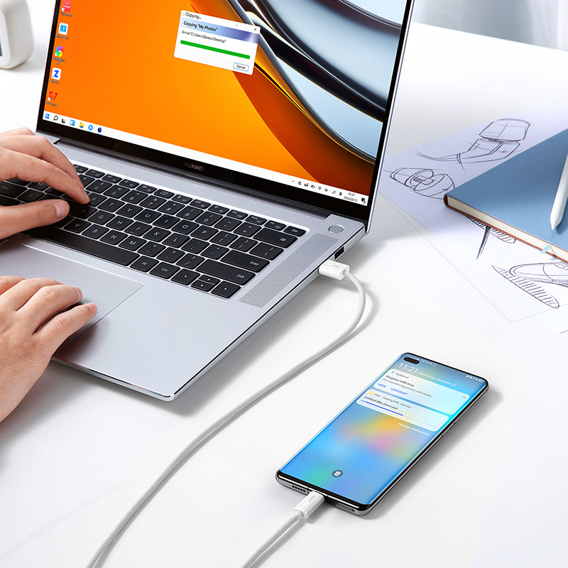 Baseus 100W Fast Charging USB C Cable For Macbook USB C To USB Type C Cable For ipad Xiaomi Samsung PD Fast Charger Date Transfer Cord Wire HSHOP HSHOP365 bb2