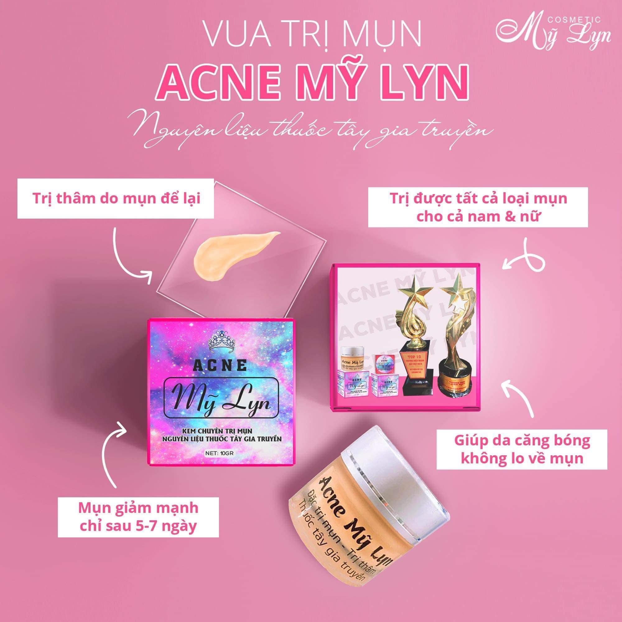 [Hàng Chính Hãng] Kem mụn my lyn acne 10gram (Tặng kèm quà)