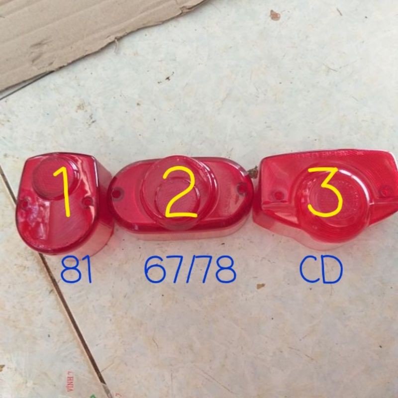Nắp chụp đèn hậu xe cub 78 81 67 cd...