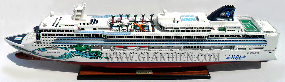 [HCM]Mô hình Thuyền du lịch NORWEGIAN JADE (Giá xưởng)