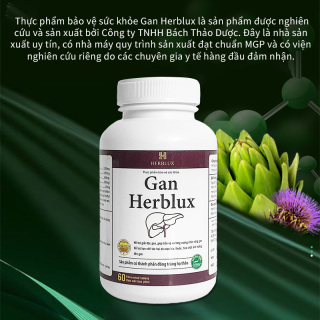 Viên uống giải độc Gan Herblux tăng cường chức năng gan thumbnail