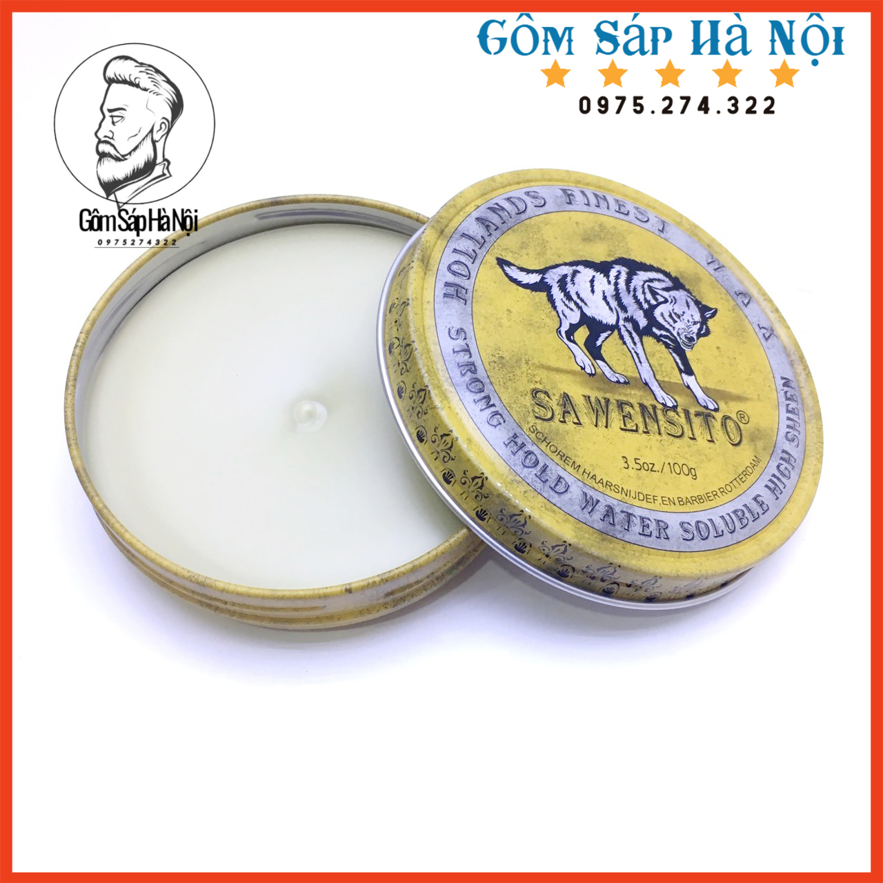 COMBO Gôm Xịt Tóc Bed-Head + Sáp Vuốt Tóc Sawensito Sói + Lược