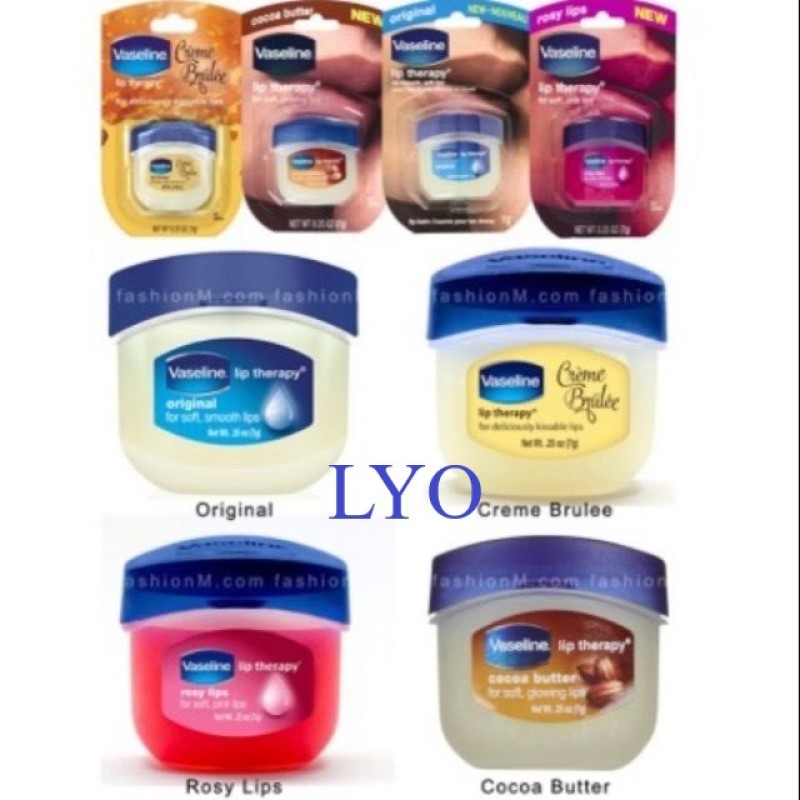 Sáp dưỡng môi Vaseline lip Therapy 7g - Mỹ ( 4 màu )  - Lyo Shop cao cấp
