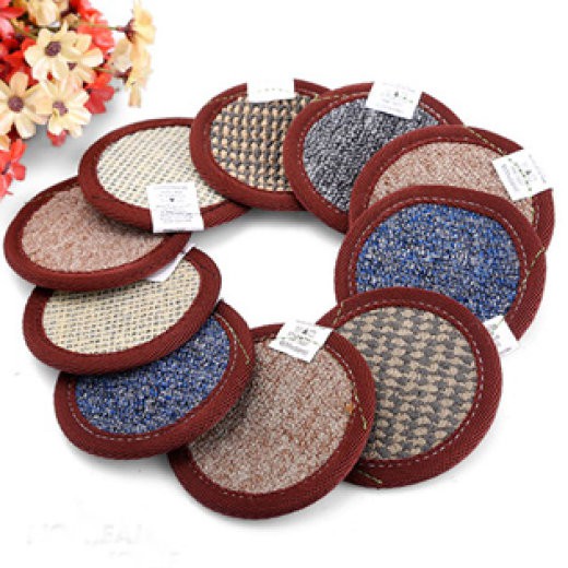 10 Đế lót ly vải thổ cẩm siêu thấm hút