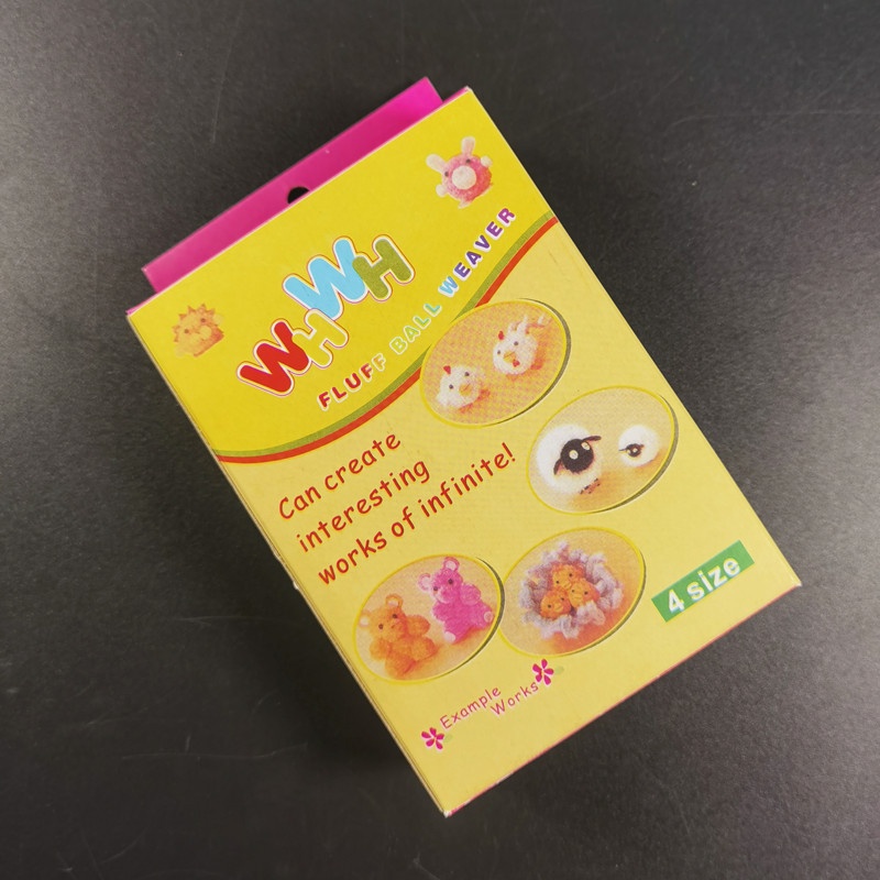 (8 cái) Bộ dụng cụ làm bom bom (pom pom) đủ size - Yêu handmade