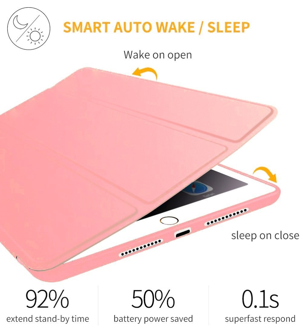 Bao da kiêm ốp lưng Silicon dẻo cho iPad Pro 9.7 inch -PKCB