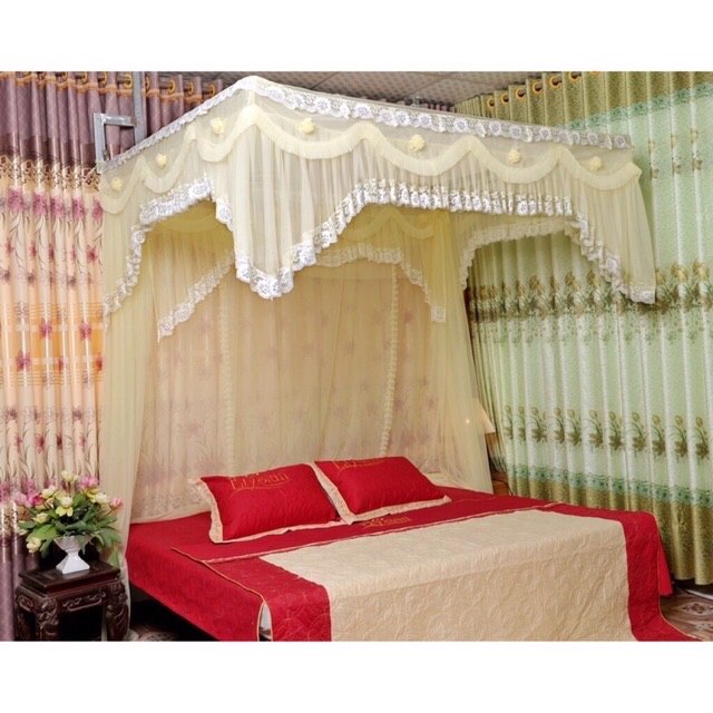 màn khung cung đình tuyn lạnh cao cấp( kèm cả khung)
