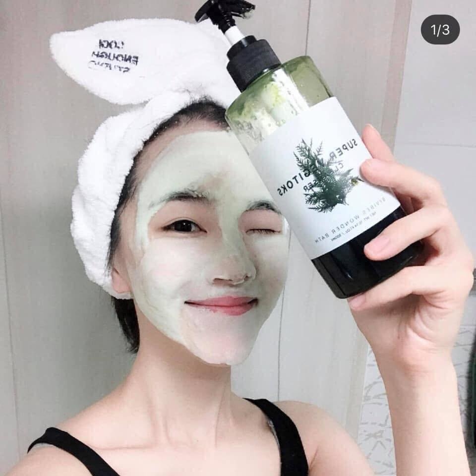Sữa rửa mặt thải độc rau củ Super Vegitoks Cleanser 300ml