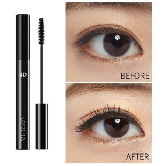 Mascara chải mi cong và dài mi MISSHA 4D 7g