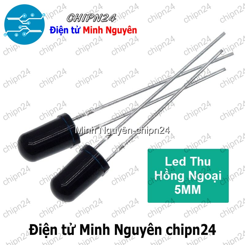 [5 con] (K129) Led Thu Hồng ngoại 5mm - HH000129