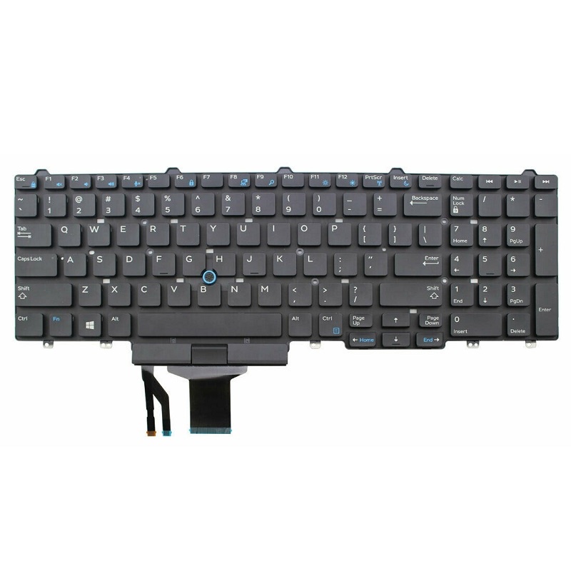 Bàn phím laptop dell latitude e5550 e5570 e5580 e5590 e5591 precision 3510 3520 7510 7520 7710 7720