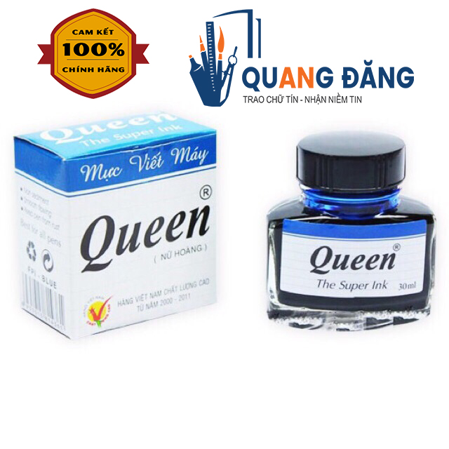 Mực Queen 30ml Các Màu (Mực Viết Máy Queen)
