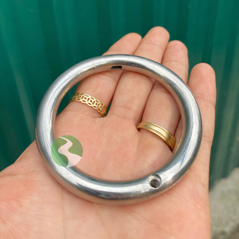 VÒNG XỎ MŨI BÒ - Thép Ko gỉ 7,5cm