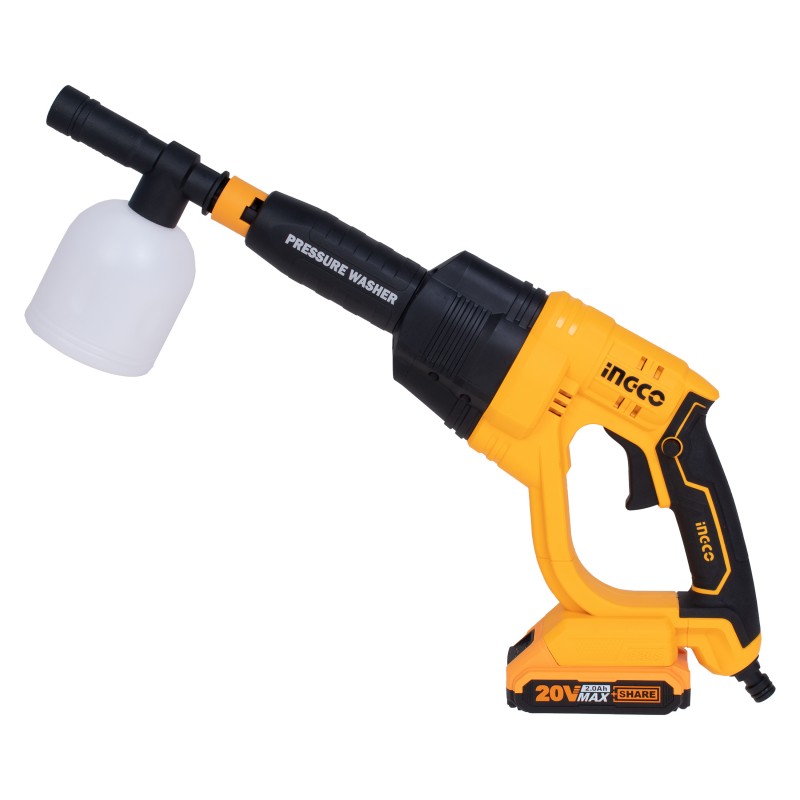 [HCM]Máy xịt rửa xe dùng pin Lithium 20V Ingco CPWLI2008