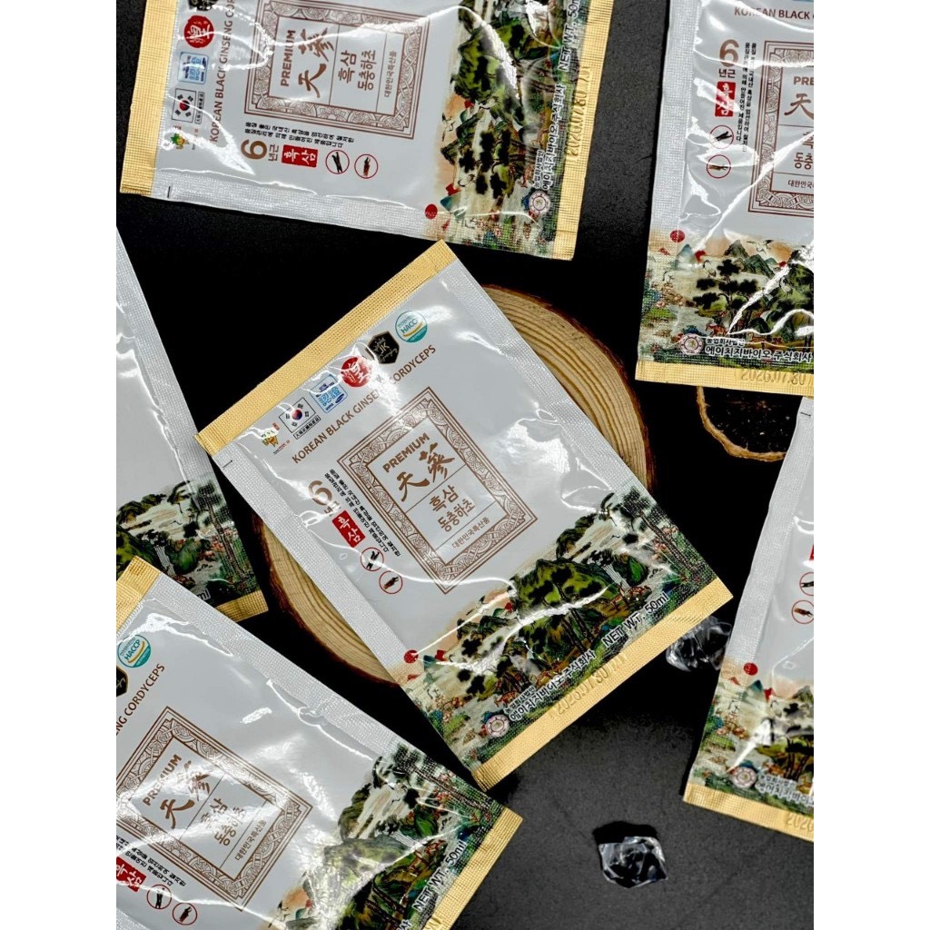 NƯỚC HẮC SÂM ĐÔNG TRÙNG - HỘP 20 GÓI