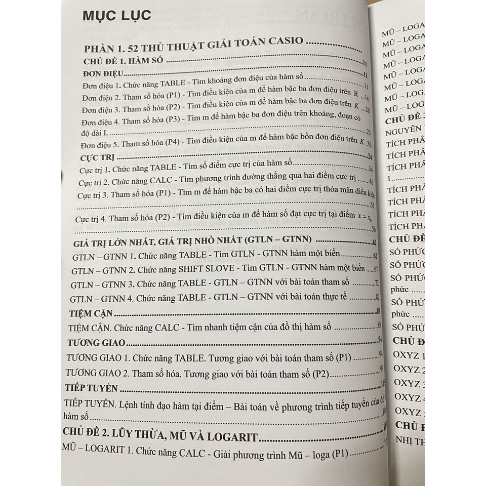 [Sách Chính Hãng] Sách 52 Thủ thuật giải Toán Casio - NTbooks