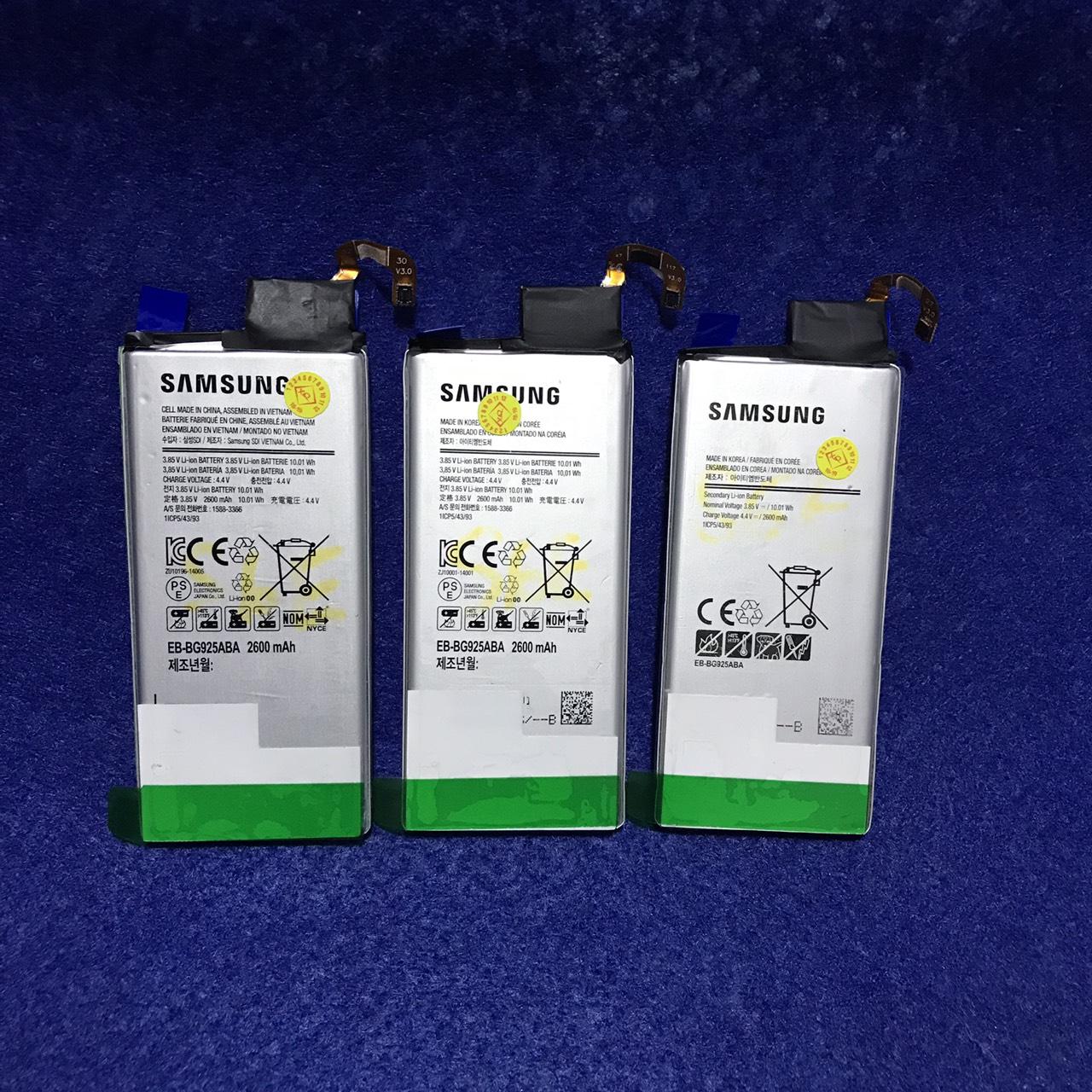 Pin Samsung S6 Edge (EB-BG925ABA / 2600Mah) zin, bảo hành 6 tháng