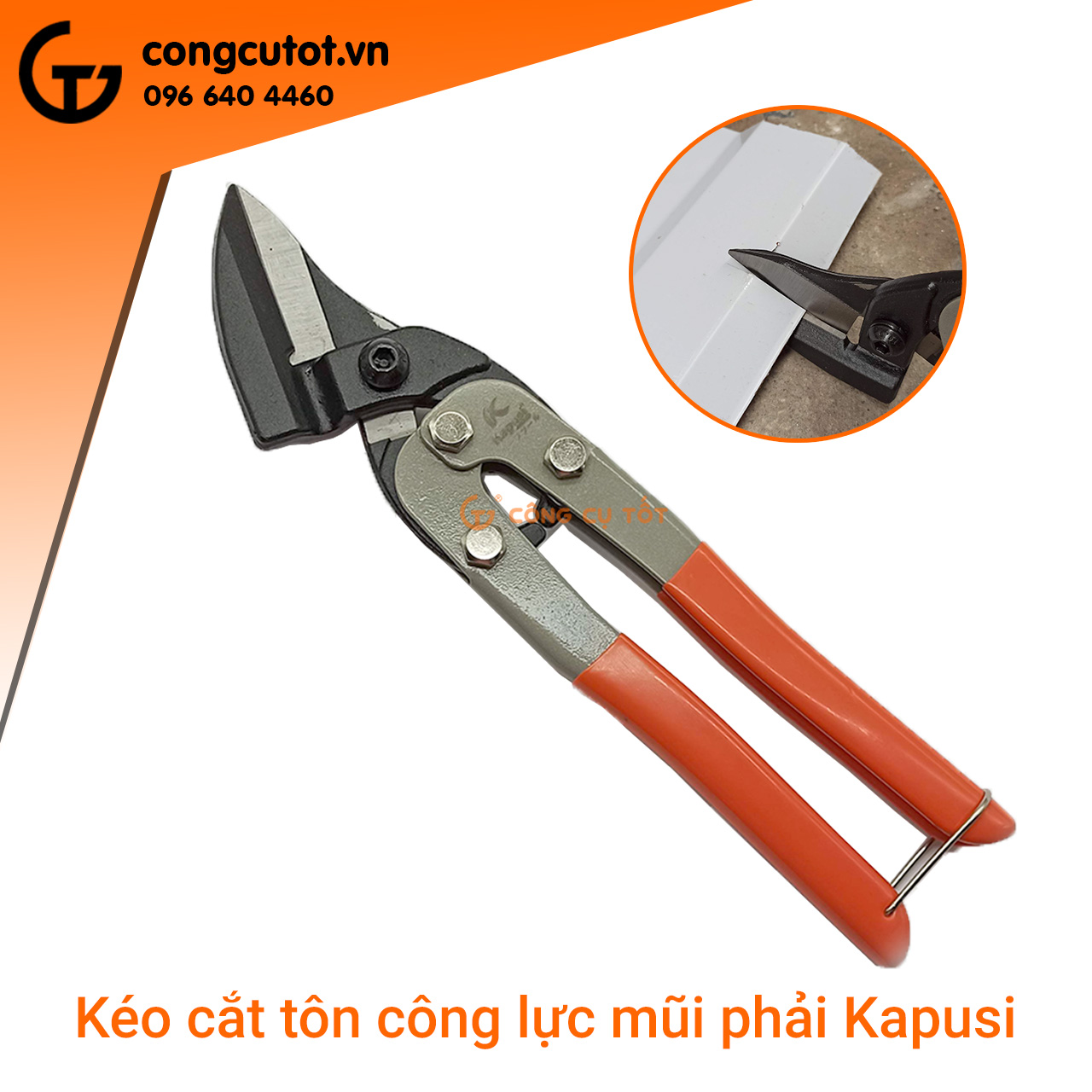 Kéo cắt tôn Kapusi Nhật Bản 10inch