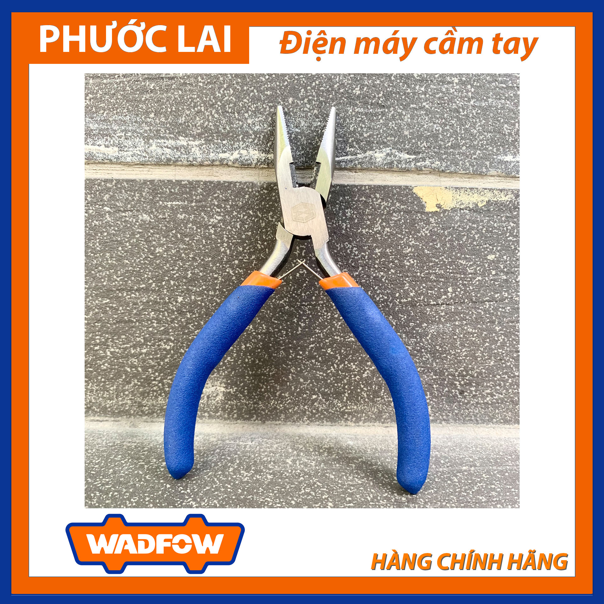 Kềm mũi dài mini 4.5" (Chính Hãng) WADFOW WPL0954 (Phước Lai PLC)