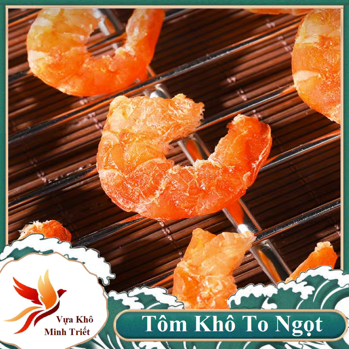 TÔM KHÔ SIÊU NGON NGỌT 500gr  TÔM KHÔ LOẠI LỚN ĐẶC SẢN MINH TRIẾT CÀ MAU- Vựa Khô Minh Triết