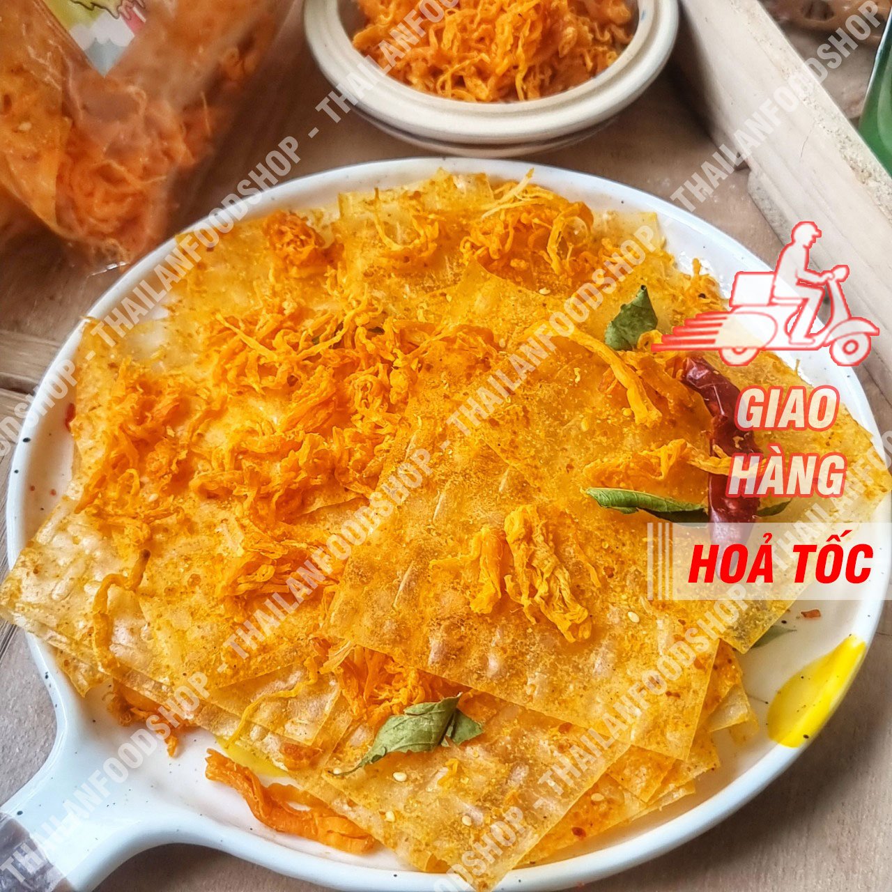 Bánh Tráng Phô Mai Mix Khô Gà
