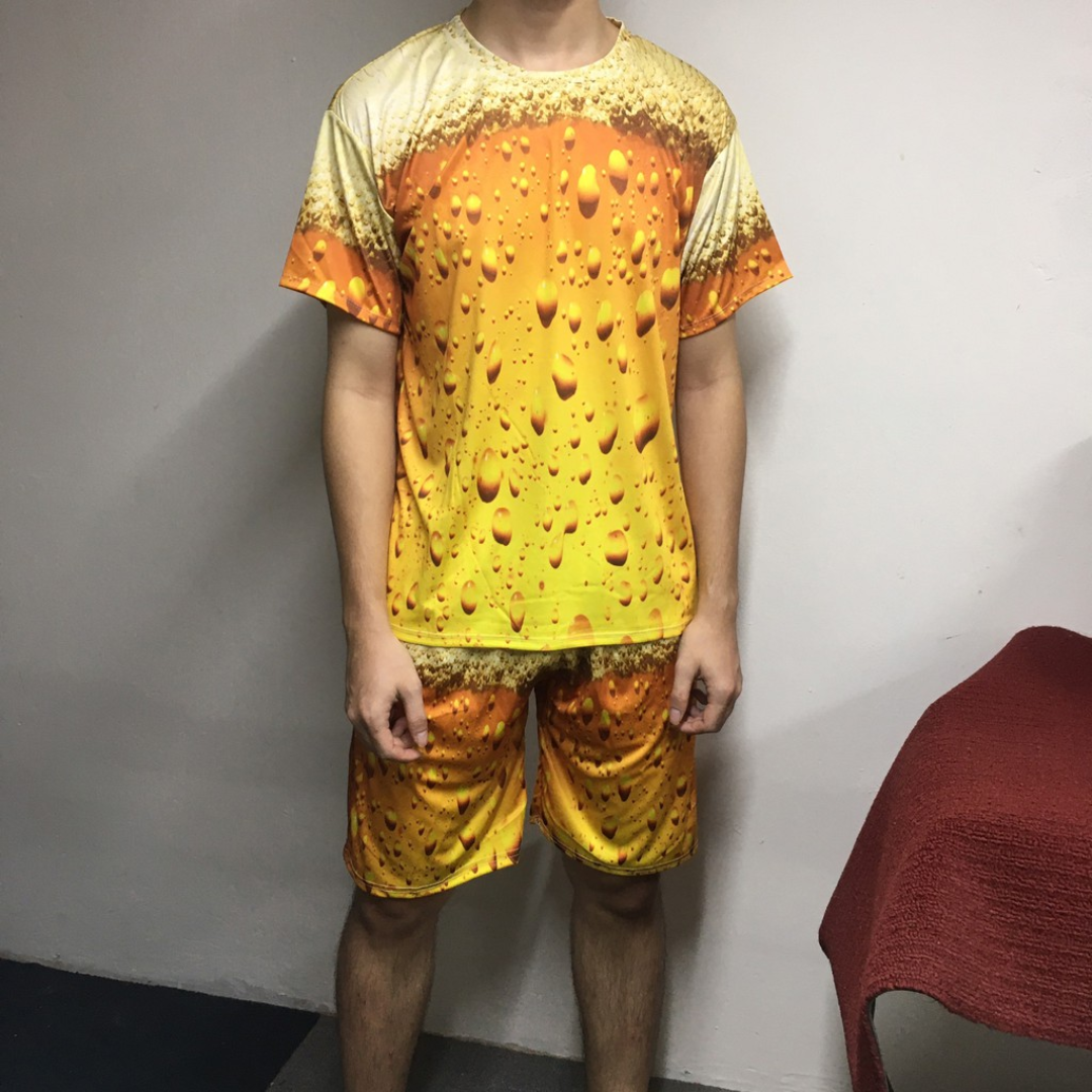 Giá Sỉ Siêu Phẩm Set Bộ Thể Thao Quần Áo Nam Đồ bộ thể thao nam sét quần áo IN NHIỆT BỌT BIA mặc nhà Tập Gym VẢI THUN LẠNH Thoáng Khí (Hình Thật Chụp Bằng ĐT 100% Không Qua Chỉnh Sửa)