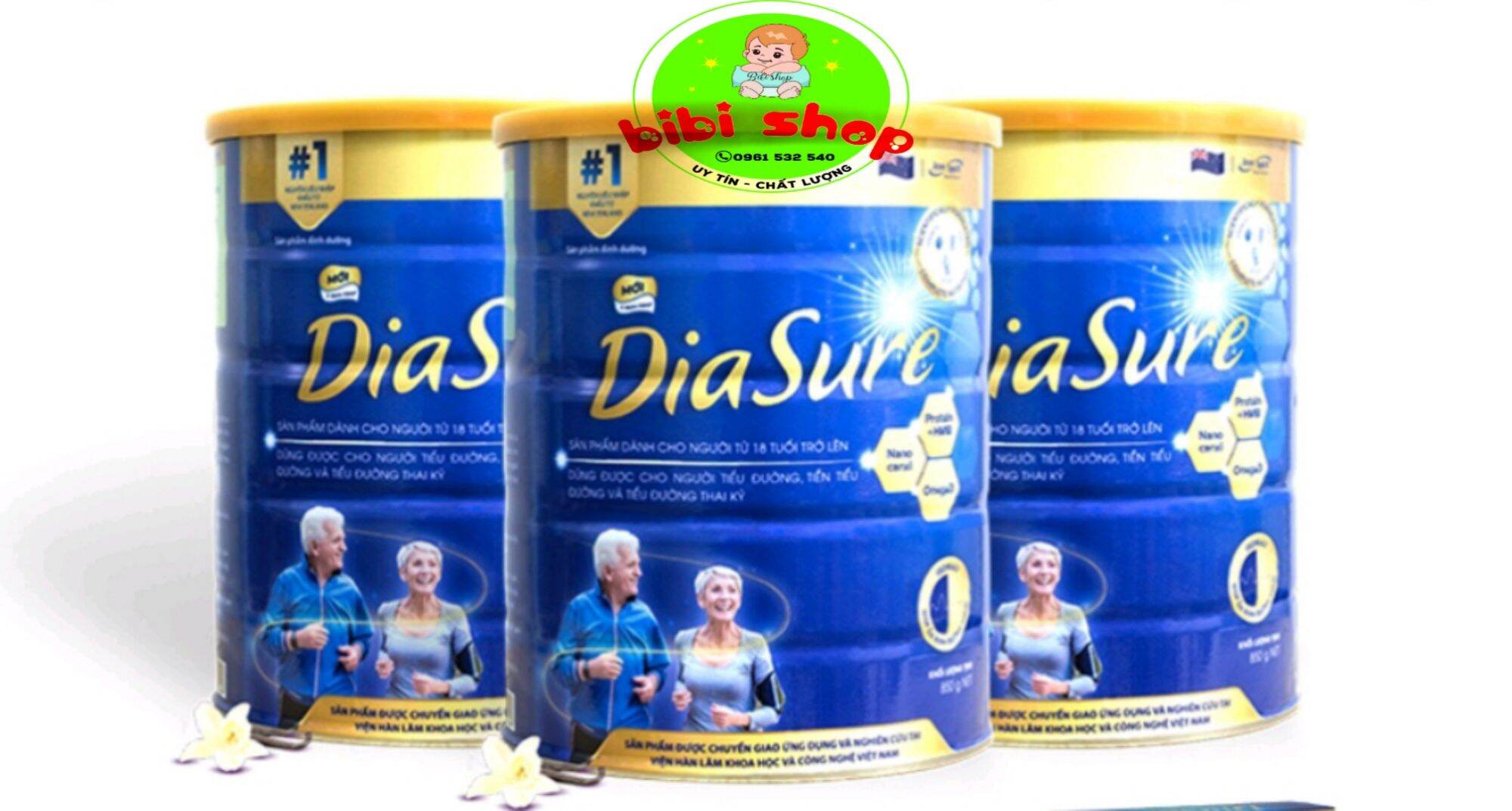 Sữa diasure combo 3 hộp sữa diasure mẫu mới