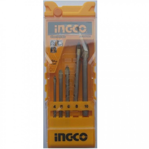 Bộ 5 mũi khoan kiếng ingco AKD7058